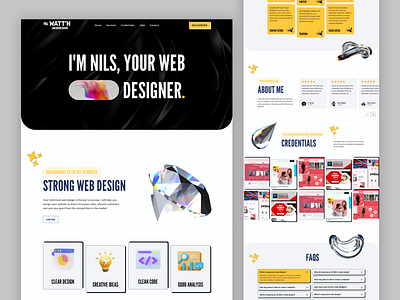 Website for a web designer designer light portfolio portfolio uiux web web designer white portfoolio