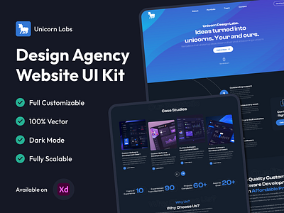 Design Agency Website UI/UX Design 🦄 branding design mockup ui ui design uiux web ui web ui ux website website design website ui