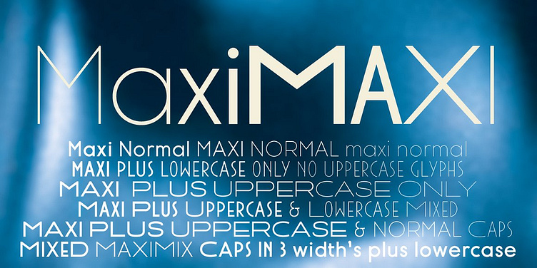 Maxi Fonts By Graphic Template On Dribbble