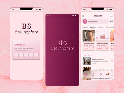 Cosmetics Store 3d animation branding design ecommerce app ecommerce website figma graphic design illustration logo minimal design mobile app mobile app design mobile design ui ui ux user interface ux