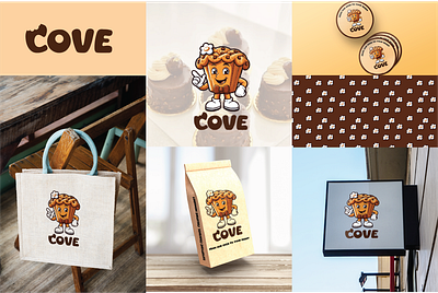 Mascot Logo For Cove Pastries! bakerybranding bakerylove branding chill covepastries delightfultreats graphicdesigner illusrations indulgentflavors party passionforbaking savorthemoment