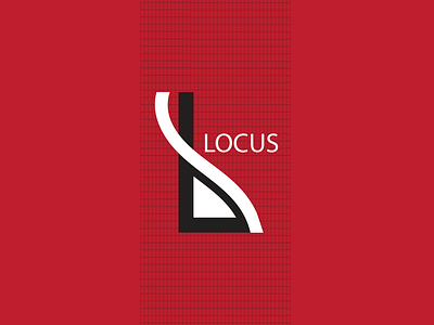 LOCUS IS VERY RED branding design graphic design logo