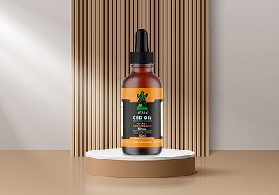 CBD Label Design product packaging box design