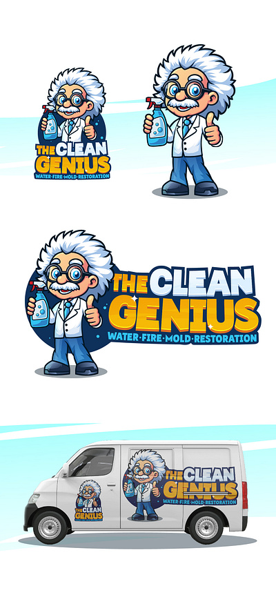 Einstein Cartoon Mascot character Design and cartoon logo design avatar brand identity cartoon face logo cartoon logo cartoon mascot cleaning logo einstein graphic design illustration logo logo design mascot mascot boy mascot character mascot design mascot logo mascotboy professor scientist cartoon sos factory