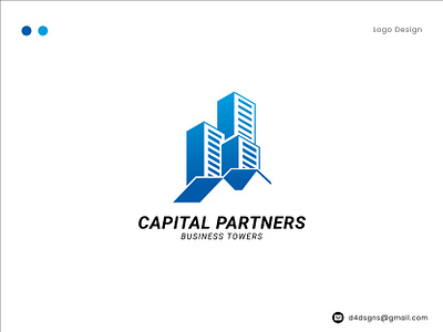 Real Estate Logo | Skyscraper Property Logo apartment logo brand identity branding business logo capital partner design graphic design logo logo design property logo real estate realestatelogo vector