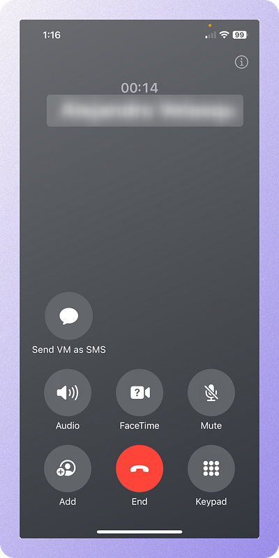 Voicemails Are Outdated So What If... app design ui