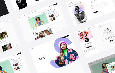 Sera Web App design figma figma design flat illustration minimal product design ui