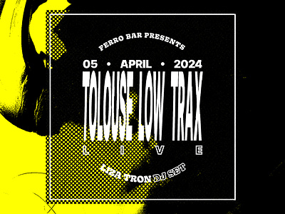 Tolouse Low Trax @ Ferro Bar design event graphic design music poster