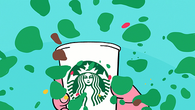 Starbucks Logo Animation Concept intro animation logo animation ideas logo animation video procreate animation short film procreate youtube logo animation promo video animation starbucks logo animation starbucks motion graphics
