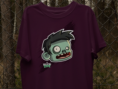 The Walking Eddie T-shirt amazing t shirt branding game t shirt green zombie kids t shirt purple t shirt purple zombie t shirt design t shirt idea t shirt zombie zombie zombie aplication zombie brand zombie branding zombie game