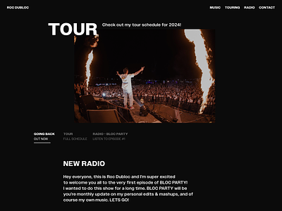ROC DUBLOC – Israeli music producer dj music producer producing visual design web design website