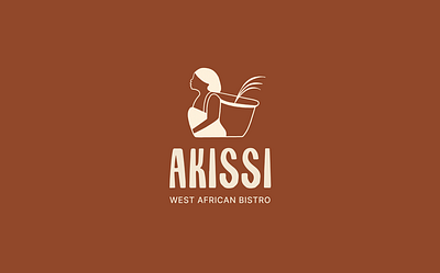 Akissi West African Bistro art direction branding logo