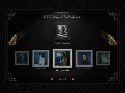 Piccaso Galery figma galery graphic design illustrator photoshop piccaso ui ux