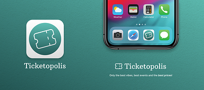 Ticketopolis App Icon app app icon branding design graphic design illustration logo ui