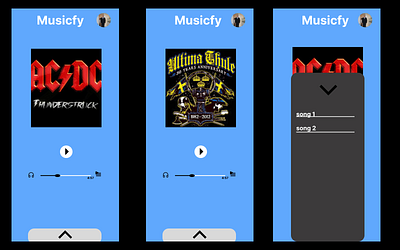Musicfy Music App design figma graphic design music spotify ui