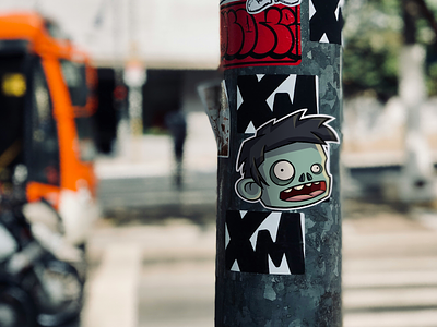 The Walking Eddie Sticker brand mascot brand sticker branding game sticker head sticker kid zombie kid zombie sticker kids brand logo mascot logo zombie penguins sticker mockup wiig zombie zombie ai zombie brand zombie mascot zombie mockup zombie sticker zombie wiig