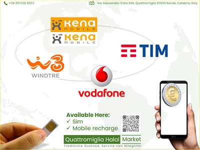 Convenient Services: SIM Cards & Mobile Top-Up Desing ui