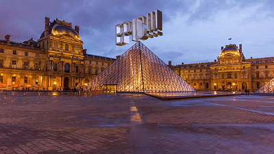 Epic Louvre Museum (Camera Tracking) 3d adobe after effect camera tracking france louvre louvre museum motion graphics