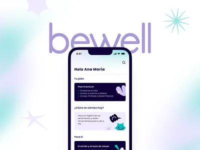 Bewell - Mobile app mobile app product design uiux wellness