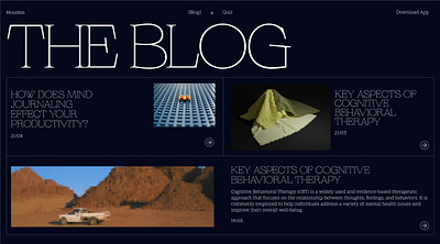 Landing page ' Moodles' blog brand branding landing landingpage ui ux web webdesign
