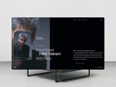 kaixama - 01.Folio branding desgin design graphicdesign illustration inteface kaixapham typography ui ui ux design