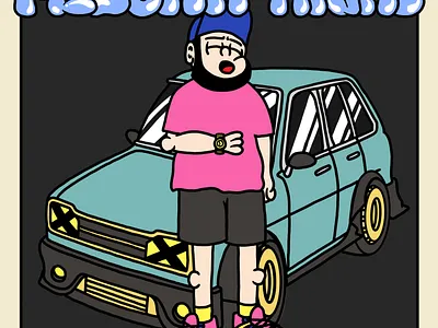 TURU. PESONA HIJAU. branding car car design cartoon cartoon car cartoon poster cute cartoon design font graffiti graphic design illustration poster turu turu always