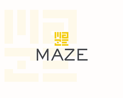 MAZE game gaming geometric icon letters logo maze monogram play playing