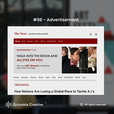 Daily Ui 98 - Advertisement