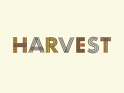 Harvest logo design