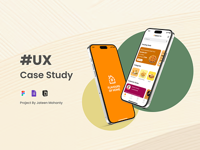 UX Case Study- Flavors Of Home case study design thinking designprocess ecommerce figma food delivery ui user experience user experience design user rearch ux