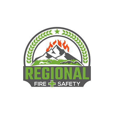 Fire, and safety equipment service company Logo Design brand logo branding company logo fire and safety logo illustration logo logo maker modern logo unique logo