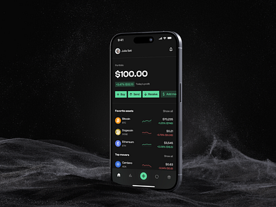 Coin Block - Crypto AI Wallet ai bitcoin crypto mobile app ui wallet