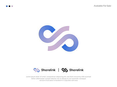 sharelink logo design branding creative design icon link link logo logo logo design modern logo saas share sharing logo software software logo technology technology logo vector