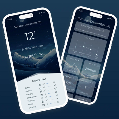 Weather App aesthetic app product design ui ux weather