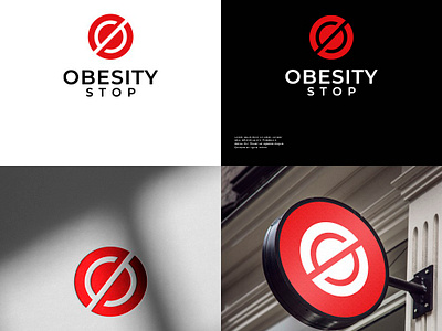 Creative and Unique Logo Design for OBESITY STOP animation brand design branding design graphic design illustration logo motion graphics stationery ui