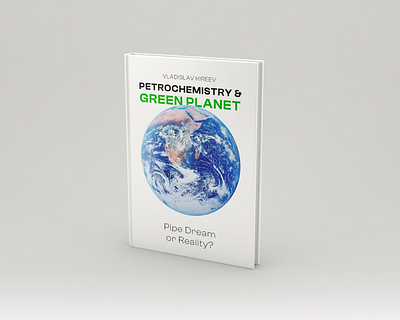 Book Cover Design - Petrochemistry & Green Planet book clean design cover design graphic minimalistic modern typography