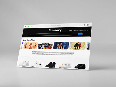 "Liminary" - Website, Mobile & Package Design application brand branding bw clean dark design graphic identity logo minimalistic modern package ui ux website