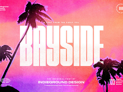 Bayside Font 1990s 80s 80s 1980s 90s bayside bayside font black condensed display font fonts high poster sans serif summer titles type typeface typo ultra condensed