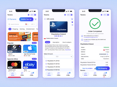 Marketplace mobile app. E-commerce app. Binance marketplace app design design e commerce marketplace mobile app mobile design product productdesign ui ux