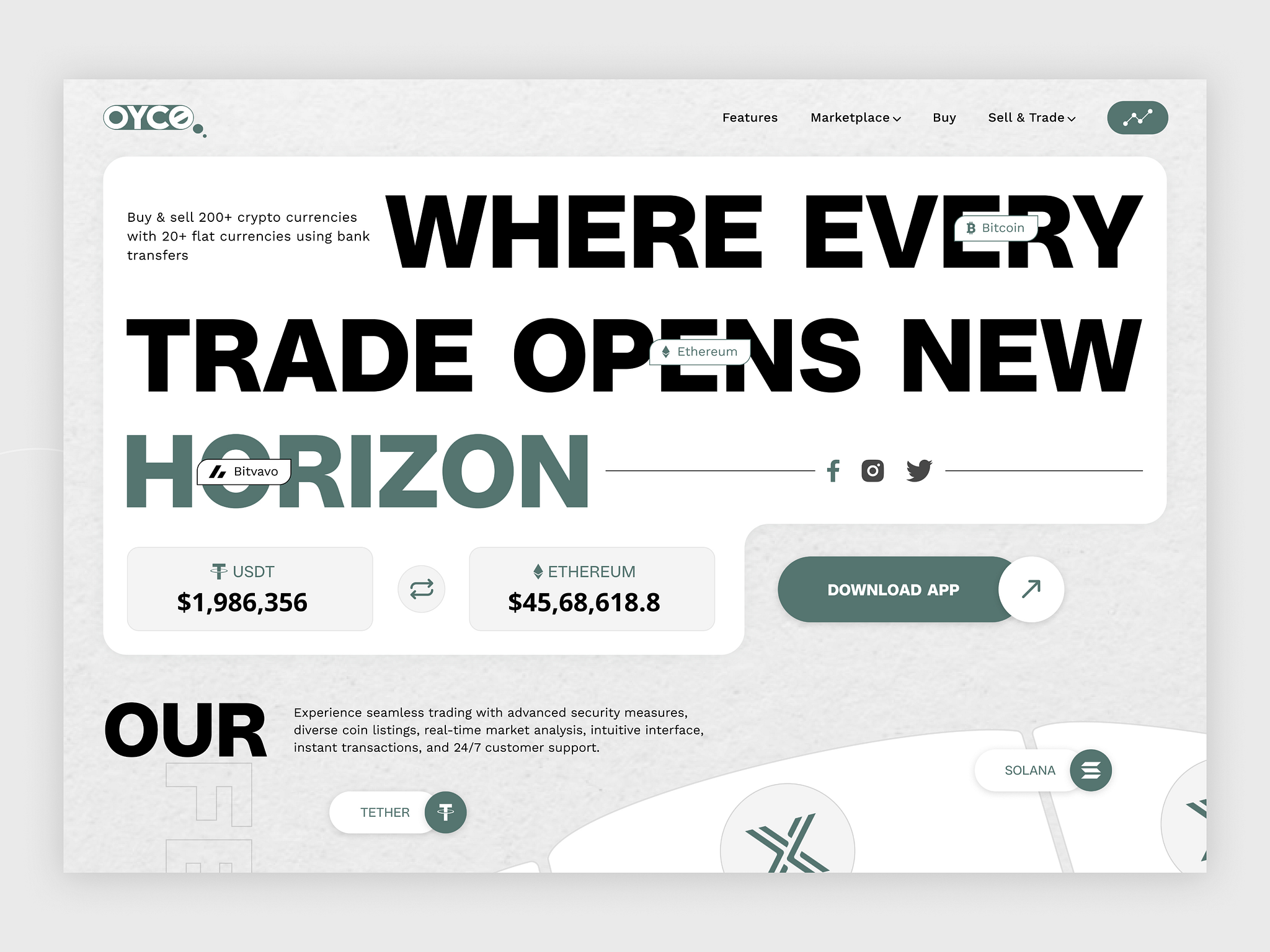 Crypto website design : Landing page by MC-Product for Master Creationz  -Global UI UX Design Studio on Dribbble