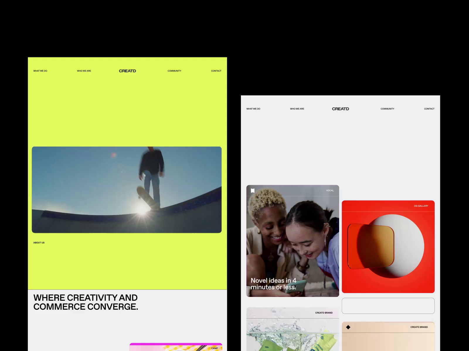 Example of Branding & Website / Design + Build