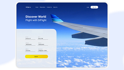 Flight Booking branding graphic design ui