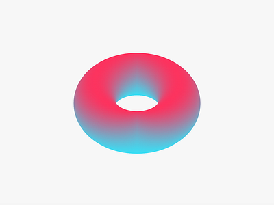 Logo concept - Rainbow donut color colorful donut o rainbow round