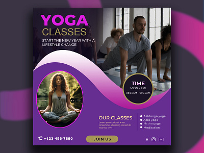 Yoga post branding graphic design logo motion graphics realestate ui yoga