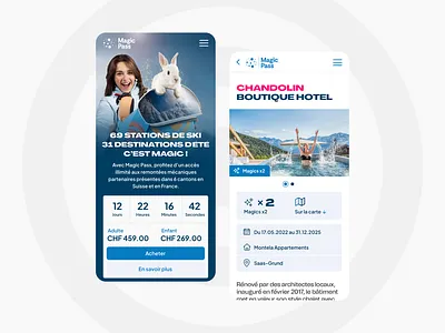 Magic Pass - Responsive Design design mobile responsive webdesign website