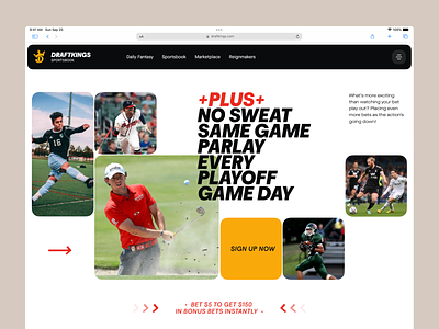 Fantasy Sports Web Platform design ui web web app web application webapp