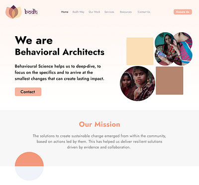 Bodh | Behavioral Architect behavioral architecture cool design figma frontend design landing page new design photoshop ui design uiux user interface ux design website theme