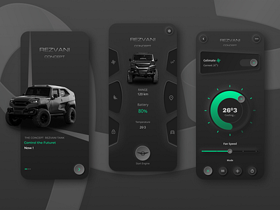 rezvani car illustrator rezvani ui ux