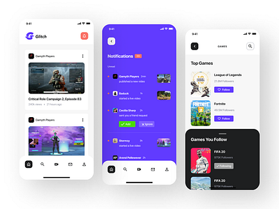 Online Gaming Mobile App app app design application design branding design figma design graphic design illustration logo mobile app design mobile application ui ux vector