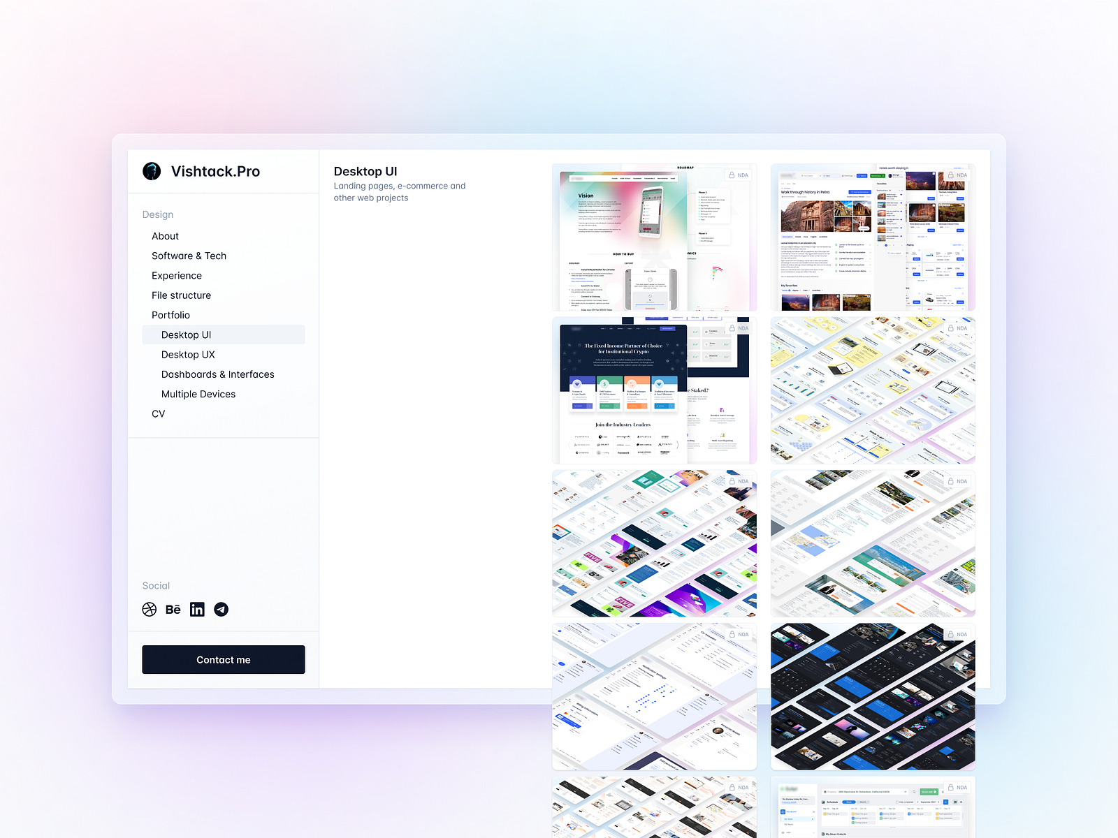 Multiple projects for multiple platforms by Andrey Vishtack on Dribbble